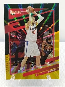 Ivica Zubac 2021-22 Panini Donruss Basketball #194 Green & Yellow Laser Parallel - Foto 1 di 2