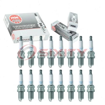 16 pcs NGK V-Power Spark Plugs for 2005-2006 Mercedes-Benz C55 AMG 5.5L V8 - el - Image 1 of 4