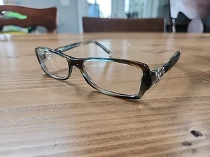 Tiffany & Co Eyeglasses, Frames Only, TF 2048 B 8124 Brwn/Aqua, 51-16-135 Italy - Picture 1 of 17