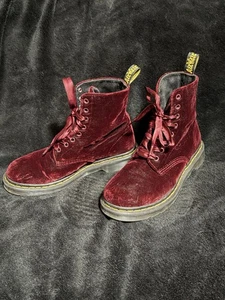 Dr. Martens – 1460 Pascal Velvet Boots – Limited Women’s US 8 - Bild 1 von 6