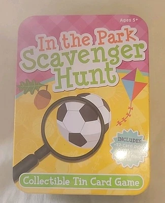 2022 Bendon, Inc. In The Park Scavenger Hunt Card Game Collectible Tin Ages 5/Up - Image 1 of 4