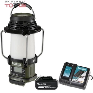 Makita DMR056O 14.4v/18v Bluetooth DAB+ Radio Lantern + 1x 6Ah Battery & Charger - Picture 1 of 6