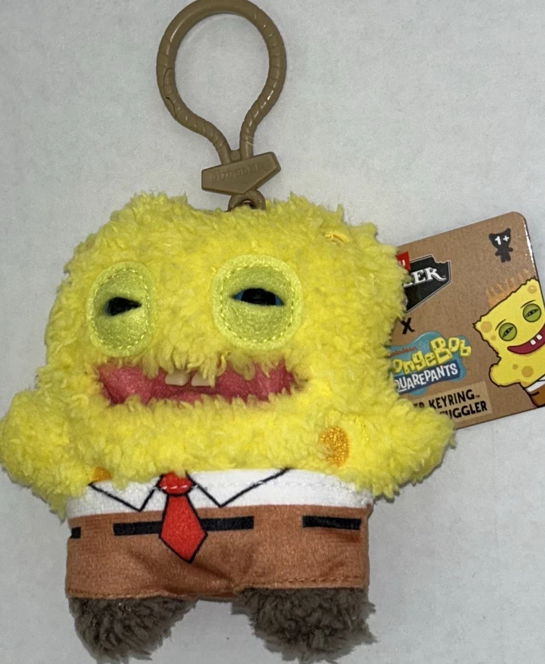 Zuru Fuggler x Spongebob Squarepants Keychain Plush SpongeBob NEW - Image 1 of 1