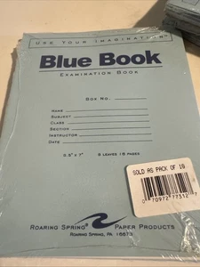 40 Roaring Spring Blue Book Prüfungsbücher - Bild 1 von 2