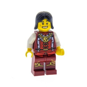 1xLego Mini Figurine Knight Castle Kingdoms Prince Lions Chain 7952 973pb0697