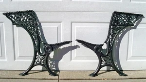 Pat. 1881 Cast Iron School Desk Legs ~ AH Andrews & Co. Chicago & N.Y. ~ No. 4 - Picture 1 of 7