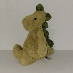 Juguete de peluche Jellycat tímido dinosaurio verde oliva pequeño dinosaurio 7” - Imagen 1 de 7