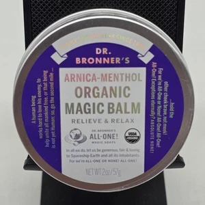 Dr. Bronner's Arnica-Menthol Organic Magic Balm Relieve & Relax 2oz Sealed - Picture 1 of 6