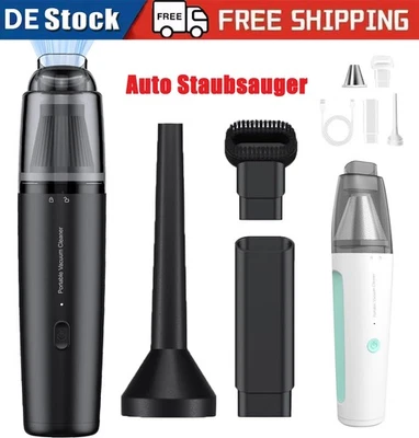 13000Pa Mini Handstaubsauger Nass & Trocken Akku Kabellos Auto Büro Haus 4in1 DE - Bild 1 von 4