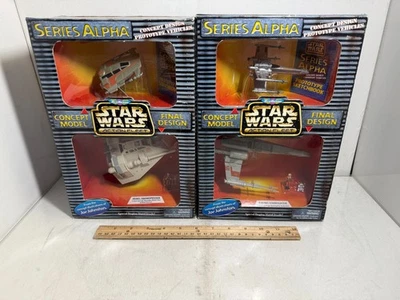 Star Wars Micro Machines Action Fleet Alpha X-Wing & Snowspeeder 1996 NUEVO Foto 1 de 4