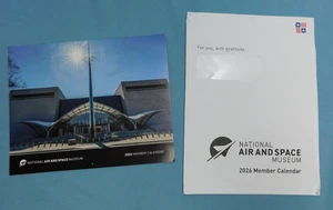 Smithsonian NATIONAL AIR & SPACE MUSEUM ~ 2026 Member's Calendar -- 12 months - Picture 1 of 19