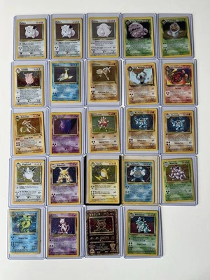 Pokemon Base Set Fossil Jungle Legendary Holographics Set 1999 Foto 1 de 4