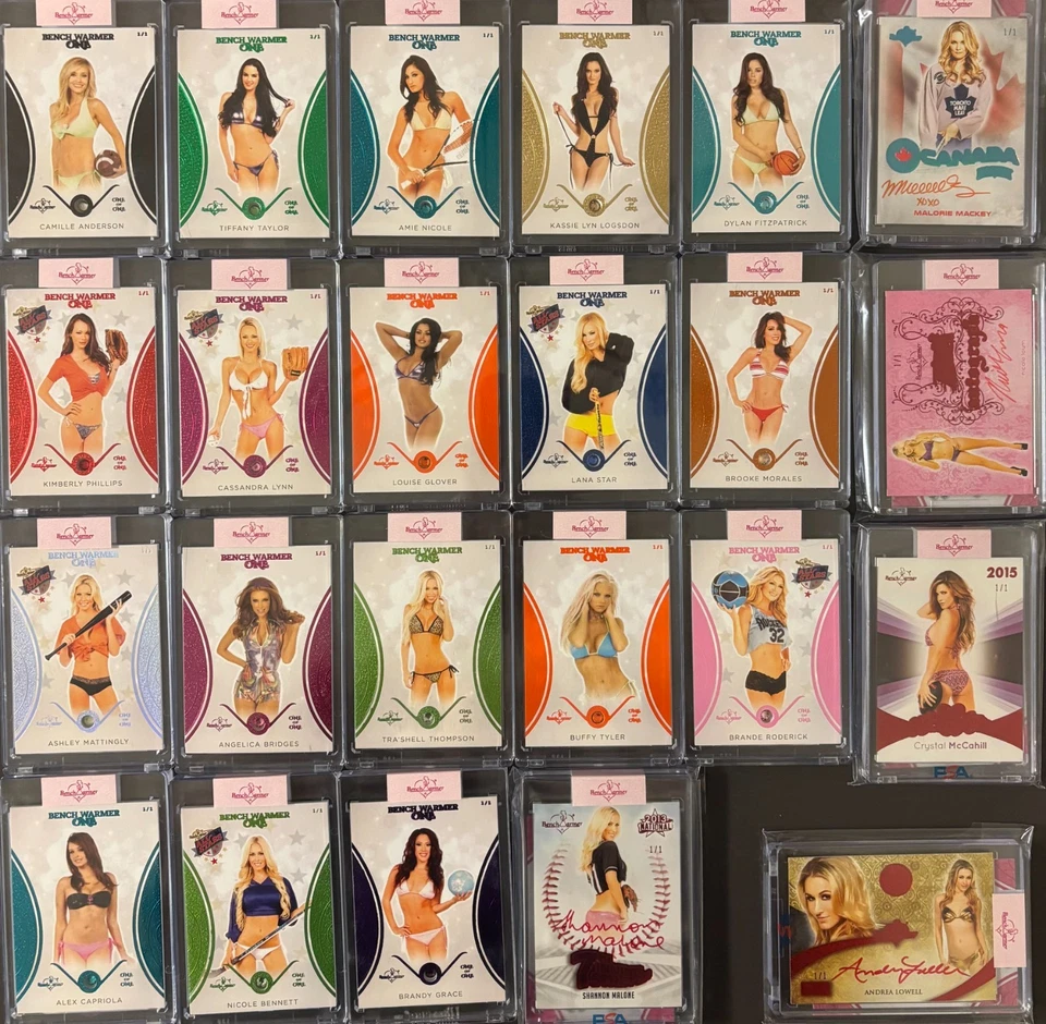 2024 Benchwarmer One LANA STAR 1/1 Blue Foil ENCASED GEM CARD All-Stars - Image 1 of 1