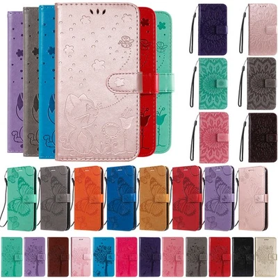 Flip Leather Phone Cover for iPhone 16 Pro 16 Plus 16 16E Embossing Wallet Case - Image 1 of 4