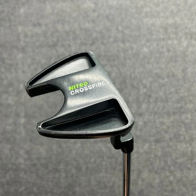Nitro Crossfire Youth Junior Golf Club Mallet Putter RH Steel Shaft - Image 1 of 4