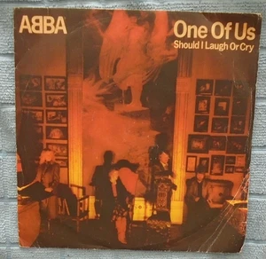 ABBA  ONE OF US ITALIAN PRESS 7 INCH SINGLE EPIC EPC A 1740 P/S - Picture 1 of 6