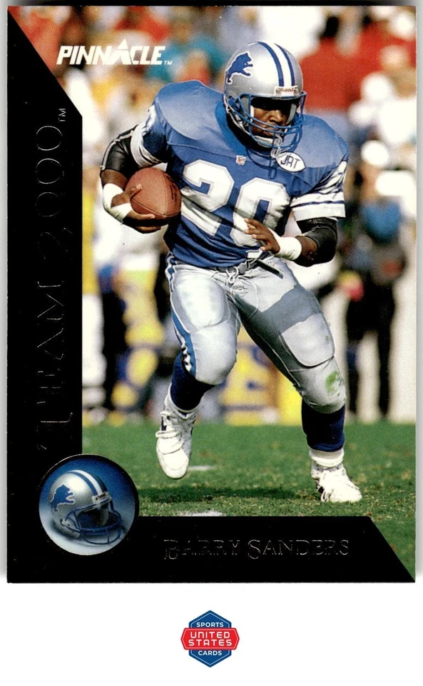 1992 Pinnacle #21 Barry Sanders Team 2000 - Image 1 of 2