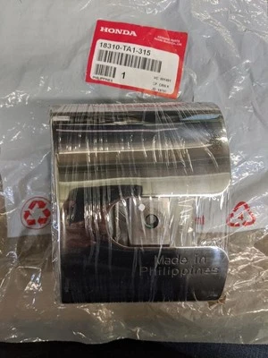 Genuine Honda Chrome Exhaust Tip Finisher 18310-TA1-315 - Image 1 of 4