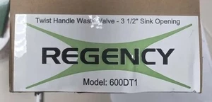 Regency 600DT1, Drehgriff Ablaufventil - 3 1/2" Spülenöffnung - Bild 1 von 6