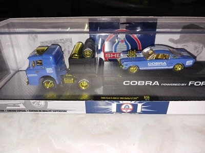 M2 machines 1966 Ford C-600 & Shelby Cobra 350 Gold 1 /750 limited edition rare  - Image 1 of 4