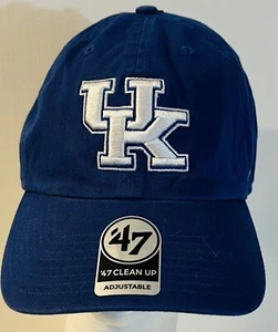 University of Kentucky Wildcats NCAA Hat Cap 47' Brand Blue Basketball NEW - Picture 1 of 10