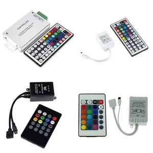LED Musik Controller DC12V 24V Steuerung IR Fernbedienung für RGB Strip Streifen - Bild 1 von 14