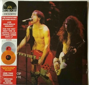 IGGY POP - Berlin 91(RSD 2022) 2 LP Crystal Clear & Amber vinyl - Foto 1 di 3