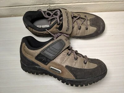 Zapatos para mujer Shimano talla US 4.5 EU 37 bicicleta de spinning SH-M 038W marrón Foto 1 de 4