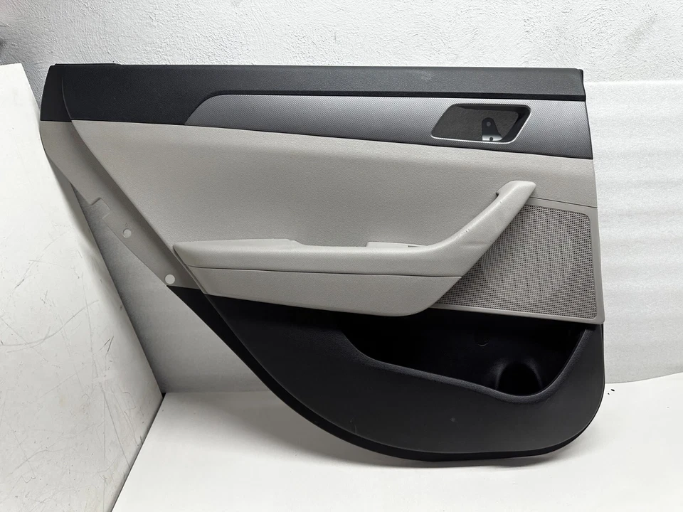 P40158 2015-2017 Hyundai Sonata Rear Door Panel Driver Side 83332-C1000PP5 OEM - Image 1 of 4