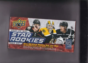 (5) 2021-22 NHL Upper Deck Star Rookies 25-Card Box Sets Factory Sealed Hockey - Picture 1 of 1