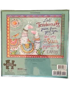 Lang Llama Tenderness 500 Piece Jigsaw Puzzle Friends & Family Fun Activity - Picture 1 of 5