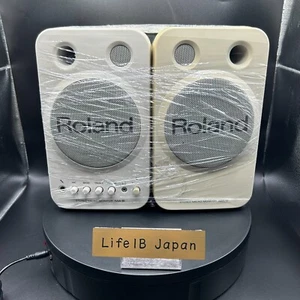 Roland MA-8 Stereo Micro Monitor Speaker Pair Set Compact Desktop Audio System - Picture 1 of 24