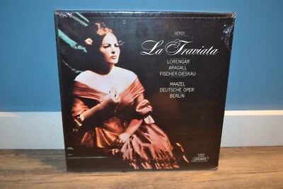 VERDI LA TRAVIATA THE FALLEN WOMAN OPERA LONDON LP BOX SET NEW SEALED - Image 1 of 2