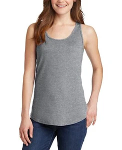 JustBlanks Women's Core Cotton Sleevless Feminine Fit Tank Top - JBLPC54TT - Picture 1 of 12