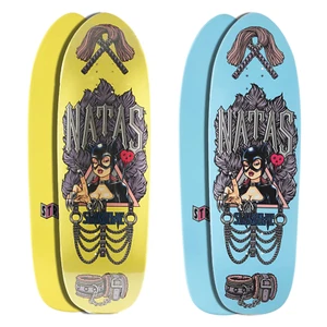Cubierta de patineta artística Strangelove Natas Kaupas 10" forma de la vieja escuela Sean Cliver - Imagen 1 de 17