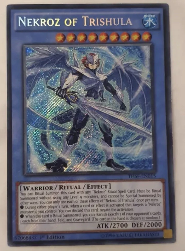 Nekroz of Trishula THSF-EN015 Secret Rare 1st Edition Yugioh Card - Image 1 of 1