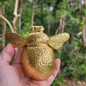 Llamador de puerta Michael Healy Bumblebee latón macizo hecho a mano diseño casa bienvenida - Imagen 1 de 4