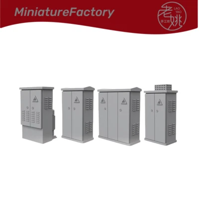 HO Gauge 1:87 Power Transformer Cabinet For Model Railroads Display Prop - Image 1 of 4