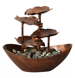 HoMedics Envira Scape Relaxation Fountain Garden Leaves Illumination New in Box - Picture 1 of 4