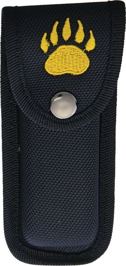 Funda para cinturón de navaja de bolsillo oso negro estuche rígido de nailon para 3 pulgadas Hoja plegable Foto 1 de 1