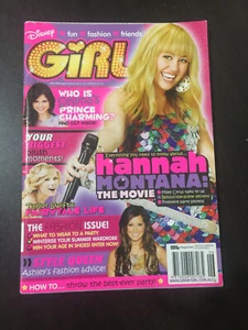 Revista Disney Girl Girlie Teen Mag Celebridad Miley Cyrus Selena Gome Junio 2009 - Imagen 1 de 3
