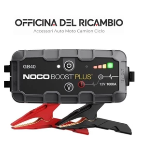 AVVIATORE EMERGENZA AUTO PORTATILE PROFESSIONALE STARTER BOOSTER 12V 1000A NOCO - Imagen 1 de 10