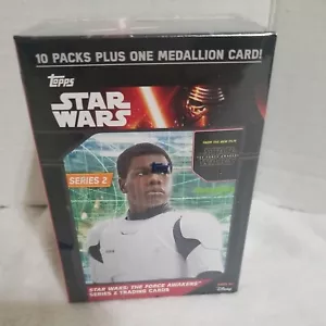 2016 Topps Star Wars the Force Awakens Series 2 EXCLUSIVE Blaster Box MEDALLION - Picture 1 of 6