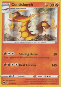 Centiskorch 10/73 Pokemon Card Champions Path Set 2020 Holo - Picture 1 of 2