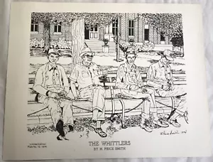 THE WHITTLERS LIMITED EDITION SIGNED SKETCH PRINT H. PRICE SMITH FRANKLIN KY B8 - Bild 1 von 3