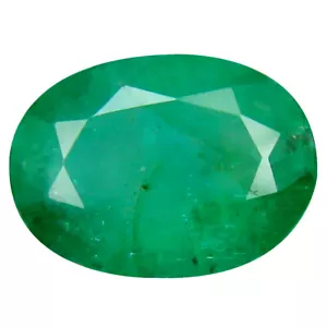 4.31 ct Very good Oval (12 x 9 mm) (Un-Heated) Colombia Emerald Loose Gemstone - Picture 1 of 2