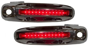 New Front Door Handle Set Both w/Key Hole for 02-08 Dodge Ram LED/Red - Bild 1 von 2