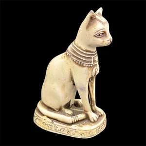UNIQUE Handmade Statue of Egyptian Ancient Mythical Cat Bastet Collection - Picture 1 of 5