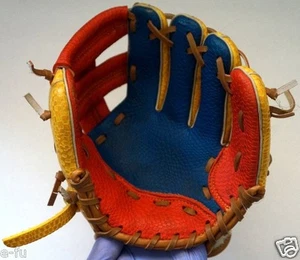 Franklin Cool Colorful Blue Red & Yellow 9" Right Handed Youth Baseball Glove - Picture 1 of 2