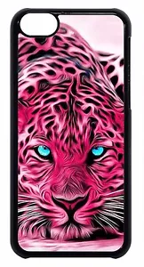 For Apple iPod 4 5 6 7 New Leopard Animal Pink Print Cute Hard Back Case Cover - Picture 1 of 2